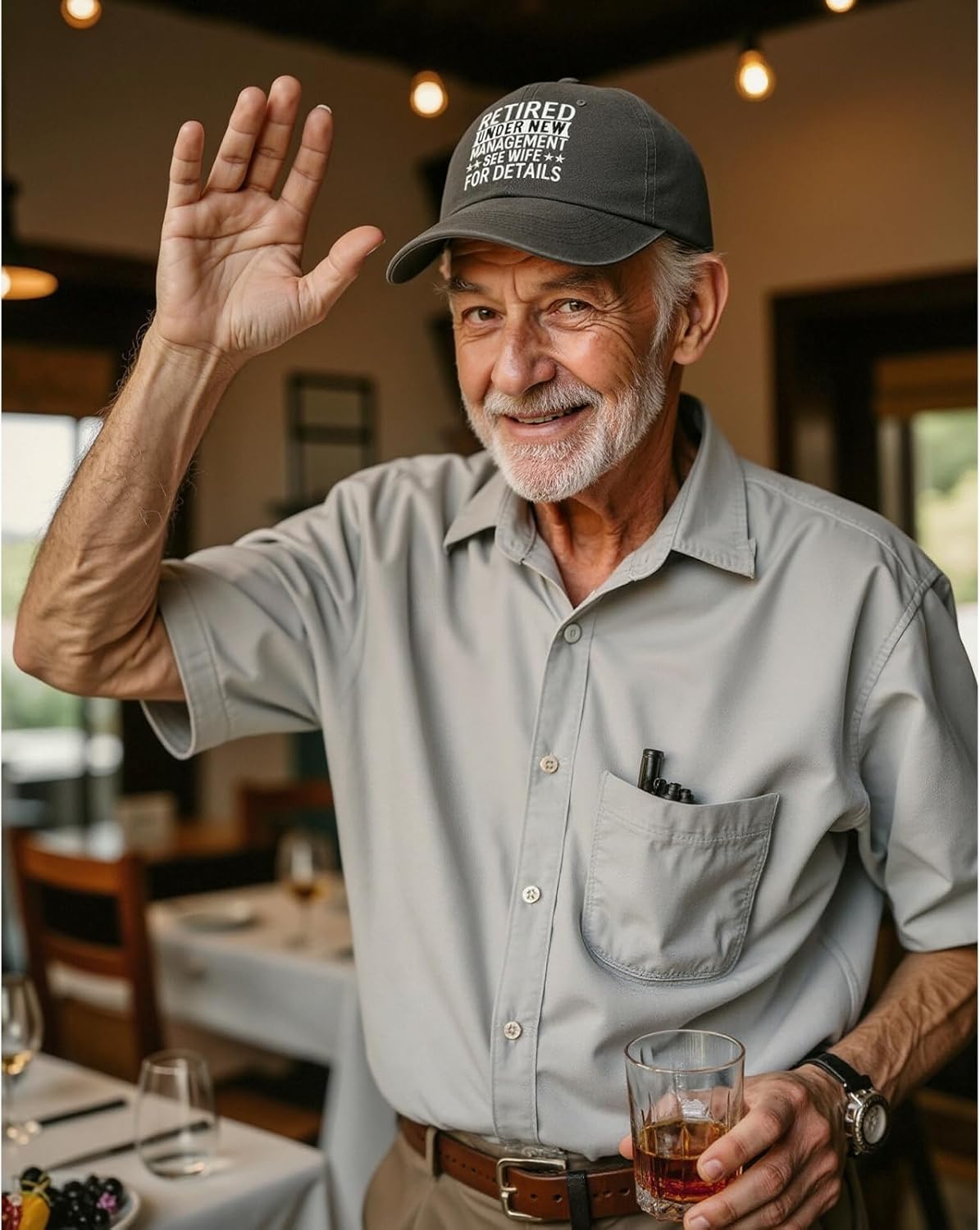 Retirement Gifts for Men, Mens Retirement Gifts, Cool Adjustable Retired Hats - Image 3