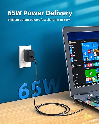 Miniatura 6 de Superer Cargador de 65 W/45 W/33 W apto para Asus Vivobook 17 Flip 15 14 12 16, S15 S14 S13, Go 14 15 12, compatible con Zenbook