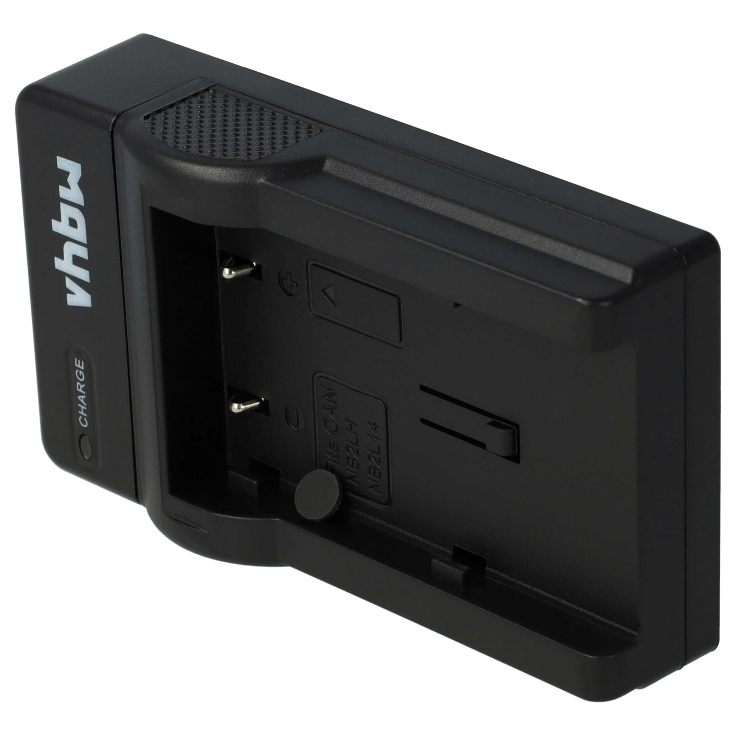 vhbw caricatore compatibile con Canon Legria MVX20i, MVX250i, MVX200i, MVX250, MVX25i camera camcorder - Stazione di carica, spia di carica