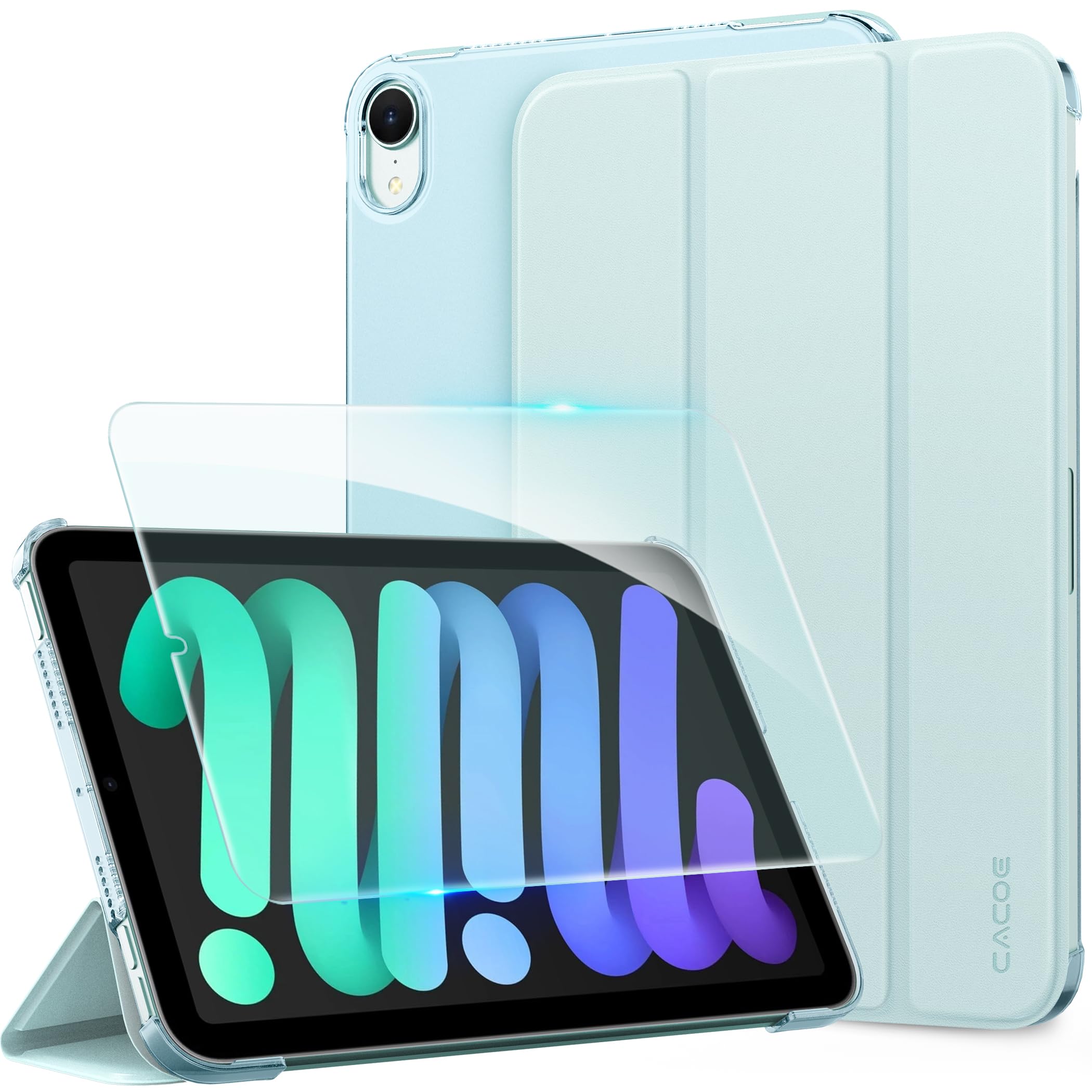 Amazon.co.jp: CACOE iPad mini ケース ガラスフィルム セット7世代