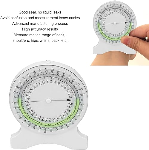 Miniatura 11 de Inclinómetro de burbujas, medidor profesional de prueba de movimiento fácil de leer, mediciones precisas sin fugas para estudiantes profesionales