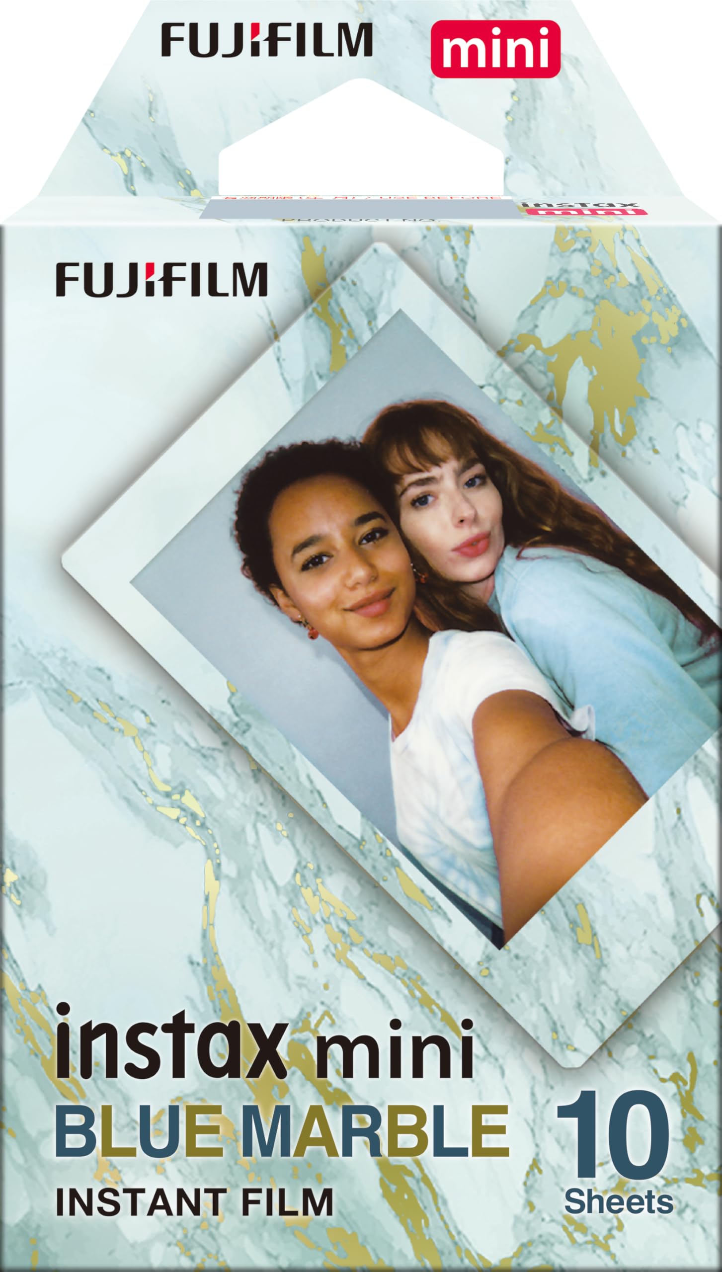 Película instax Mini Blue Marble con diez exposiciones para cámaras instantáneas 3