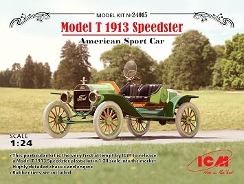 ICM ICM24015 1:24-Model T 1913 Speedster, US Sports Car
