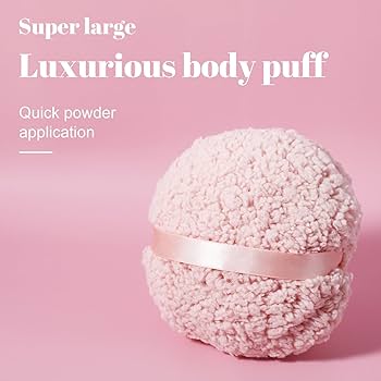 Amazon.com: Gjinxi 6'' Body Powder Puff - Ultra Soft, Large Round
