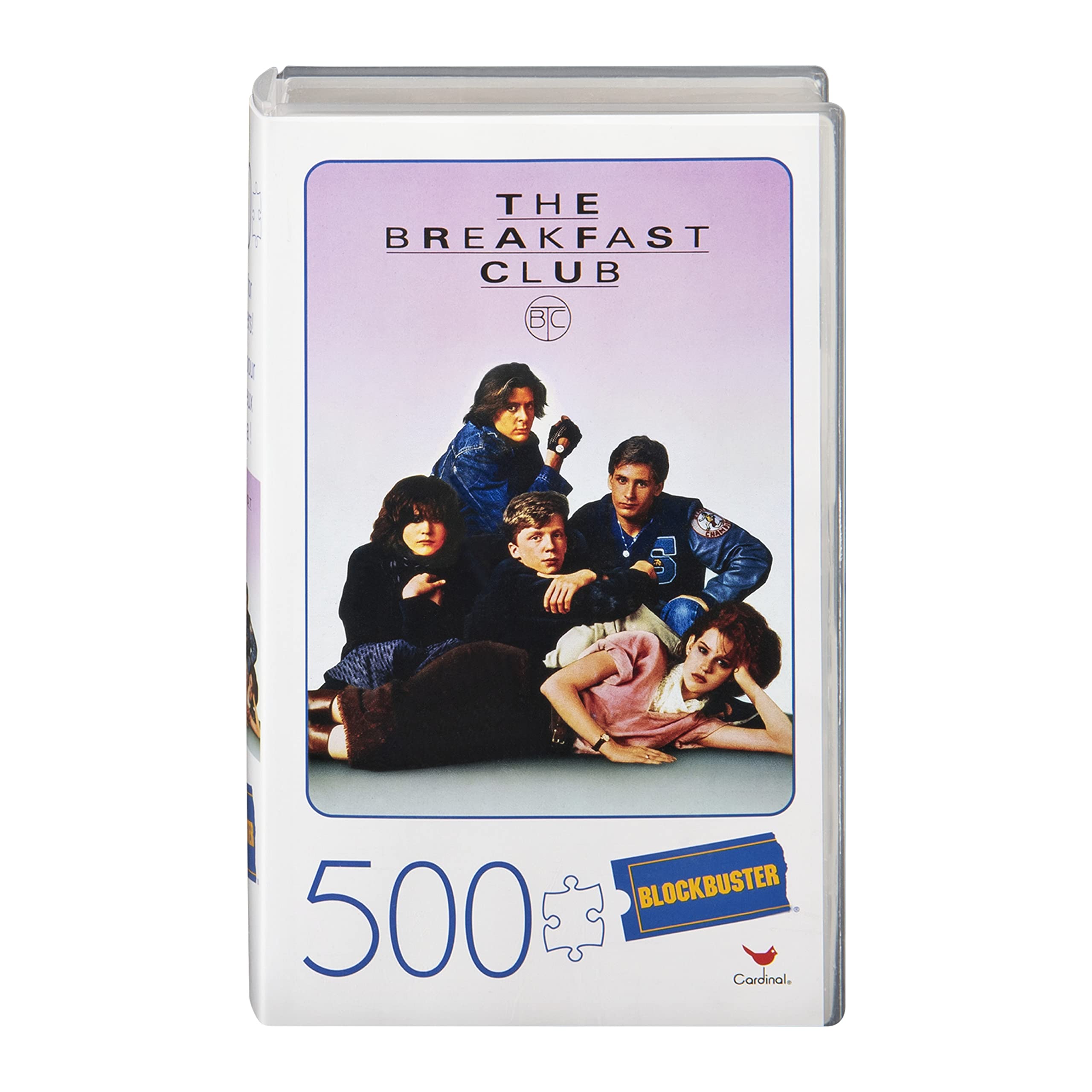 Spin MasterGames 500-Piece Puzzle in Plastic Retro Blockbuster VHS Video Case, The Breakfast Club