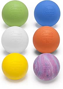 Champion Sports Official Lacrosse Balls - Multiple Colors in Packs of 2, 3, 6, and 12