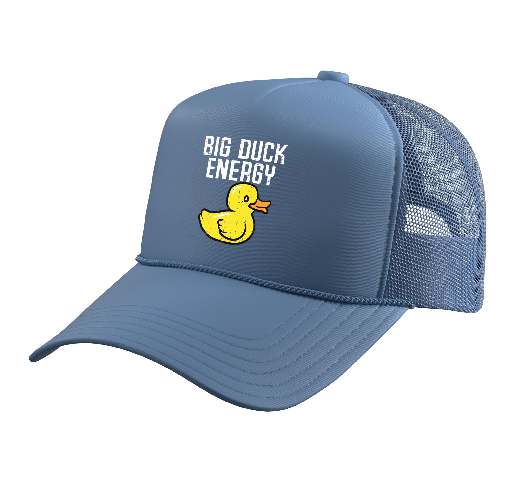 Big Duck Energy Funny Meme Adult Humor Gag Dad Papa Men Trucker Hat with Adjustable Mesh Back