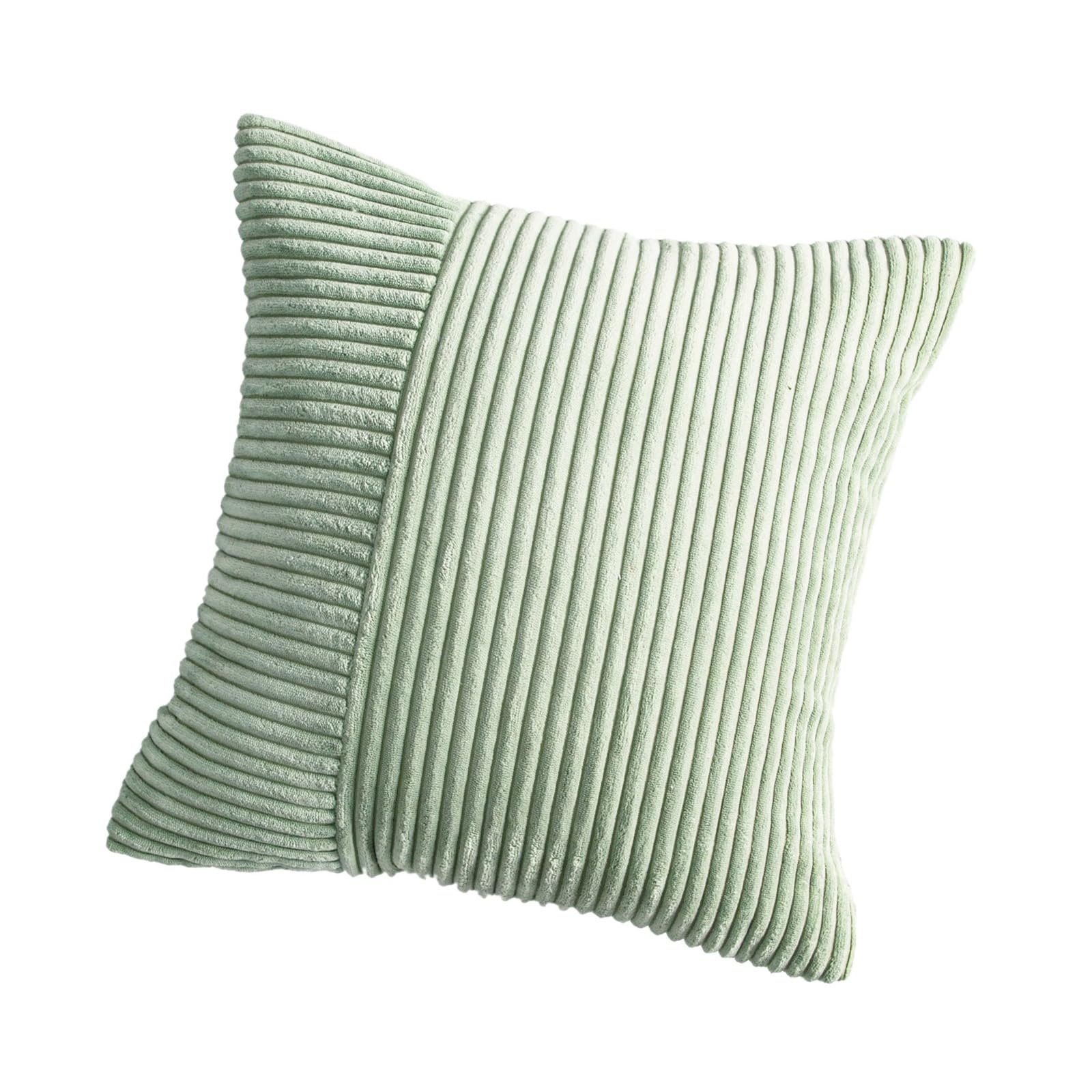 Elnwnnkc Highly End Corduroy Throw Pillow Covers Pillowcase Comfortable and Stylish for Home Sofa or Bed Decoration Easily Wash Cream Corduroy Pillow Covers with Invisible Zippers