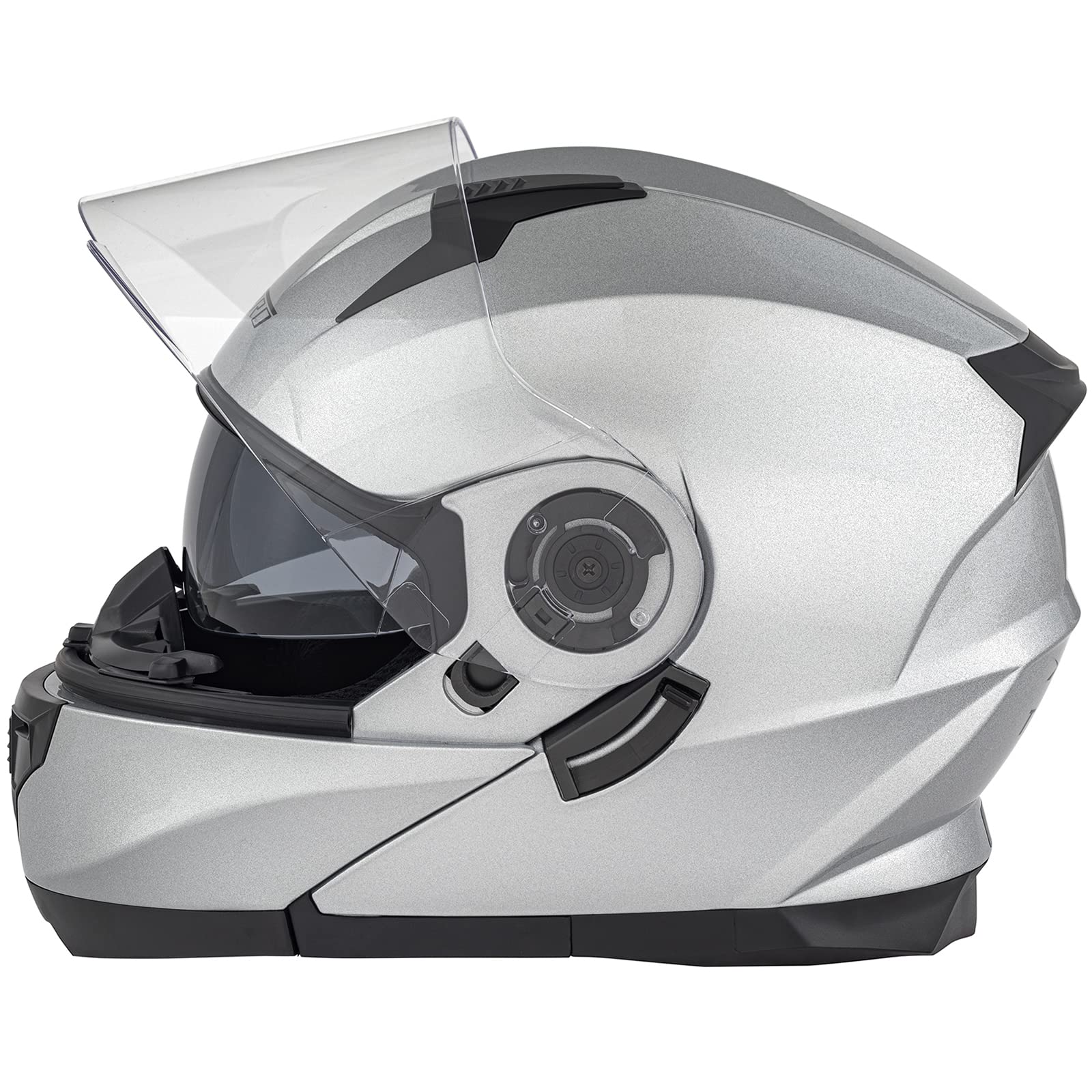 Casco Moto Modulare Apribile Touring Sport Visiera Parasole