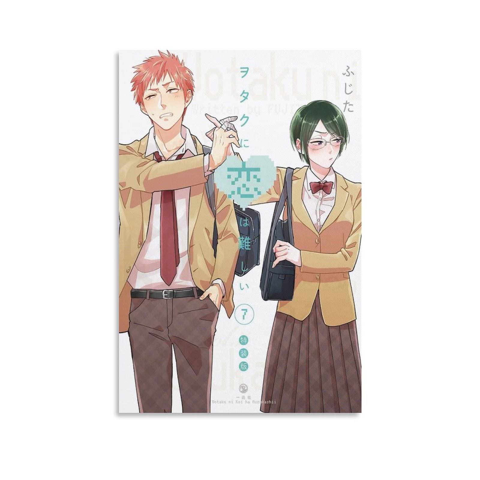 Wotakoi Love Is Hard for Otaku ヲタクに恋は難しい Japanese Anime Poster Posters for Room Aesthetic 9 Room Aes