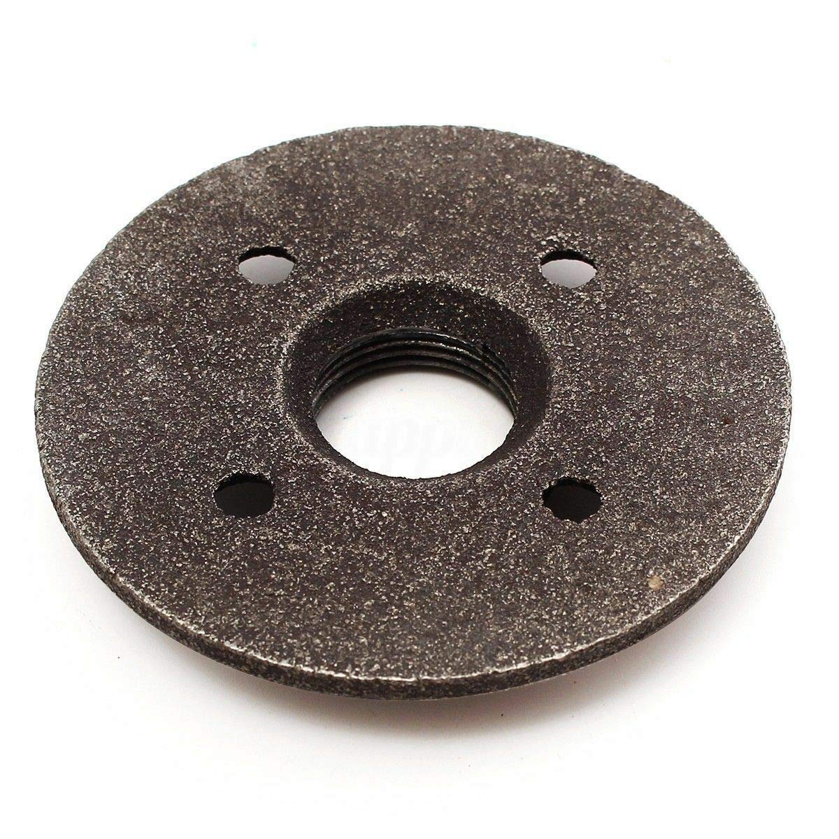 10pz Flangia Filettata 1/2" BSP In Metallo Supporto Con 3 Fori Per Tubo Mensola Da Muro