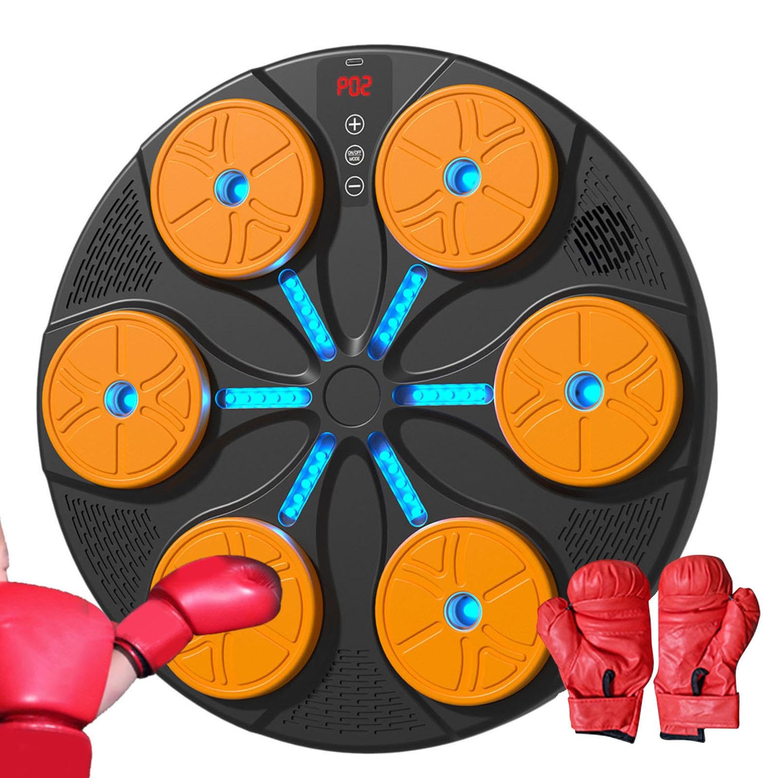 Máquina de Boxeo Musical Entrenador de Boxeo Musical Deportes de Interior Saco de Arena Objetivo Musical Música Electrónica Objetivo de Pared de