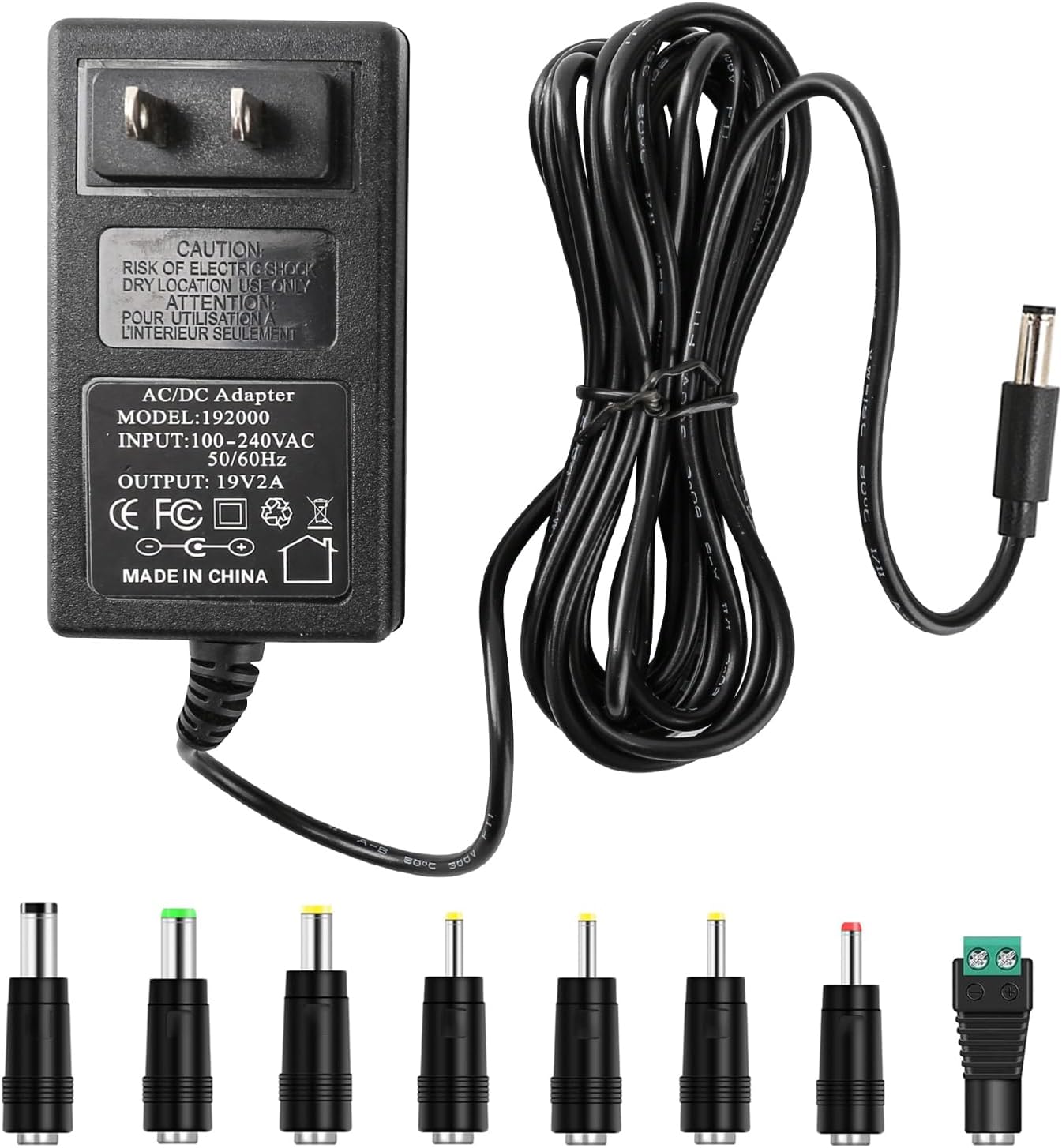 19V 2A AC Adapter Switching Power Supply Charger Cord with