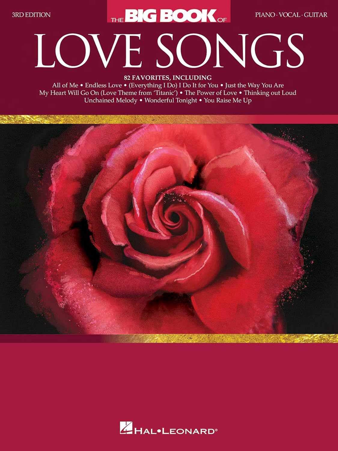 The Big Book of Love Songs | Piano, Vocal and Guitar Sheet Music Collection | Romantic Favorites Songbook for Singers and Musicians | Softcover Edition | Music Teacher Resource