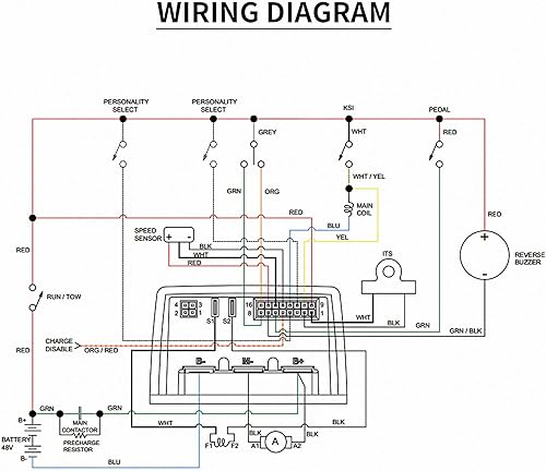 Miniatura 6 de 1206HB 5201 para controlador Curtis EZGO 48V 250A para TXT 2014, para ST Sport II 2011-2012, para MPT 8001000 2011-2012, para Express S4 y L4