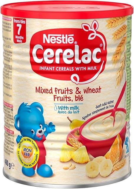 Nestle Cerelac Mixed Fruits & Wheat with Milk Infant Cereal, 7 months+, 400g (Pack of 1)