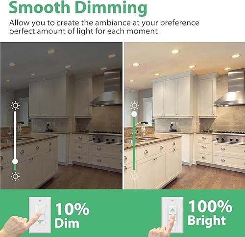 Miniatura 6 de Bombilla LED BR30, luces de inundación regulables para interiores CRI80 7 W equivalente a 65 W 2700 K, blanco suave, 650 lúmenes, bombillas