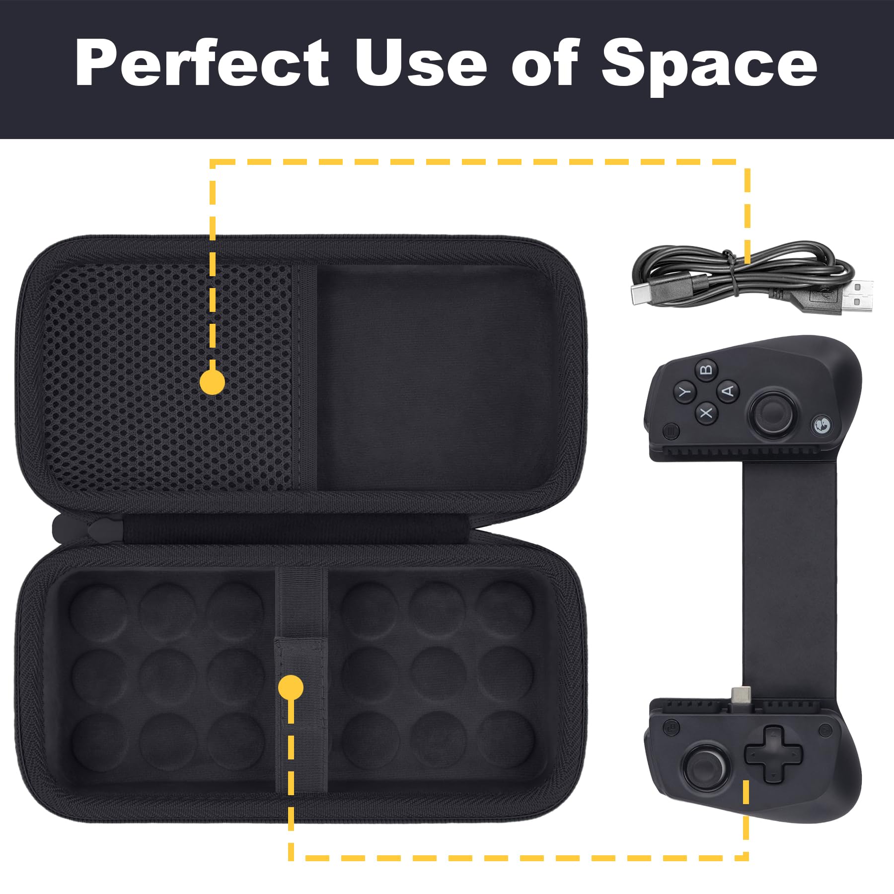 Aenllosi Hard Case for GameSir X5s/X5 Lite Mobile Gaming