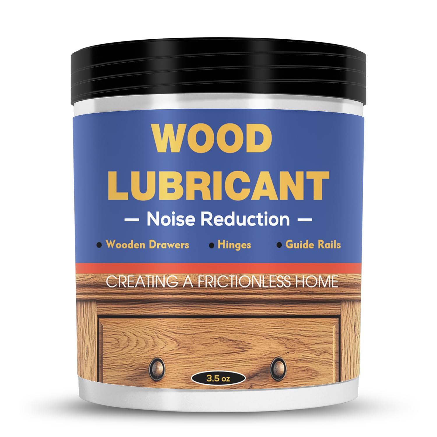 Wood Lubricant & Wood Wax - Multi-Purpose Paste Wax for Wood, Sliding Drawer & Door Hinge Lubricant, Drawer Wax - Restore & Maintain Wooden Slide, Loosen Drawer Slide -3.5Oz