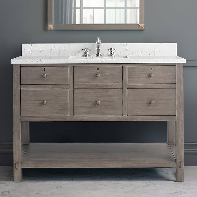 UrbanFurnishing.net Katie Collection 48" inch Bathroom Sink Vanity Set ...
