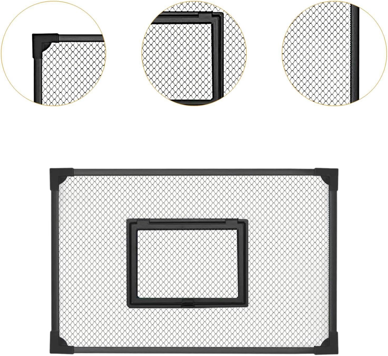 Tank Lid Cover Aquarium Screen Assembly Easy Installation Replacement Aquarium Hood Tank Lid, 60cmx45cm