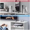 RGB Horizontal Stand for PS5 Slim/Pro Console with 4 USB Hubs Holder Stand Accessories Compatible with PlayStation 5 Slim/Pro Console 14 Light Modes & Quick Charging Port for PS5 Controller