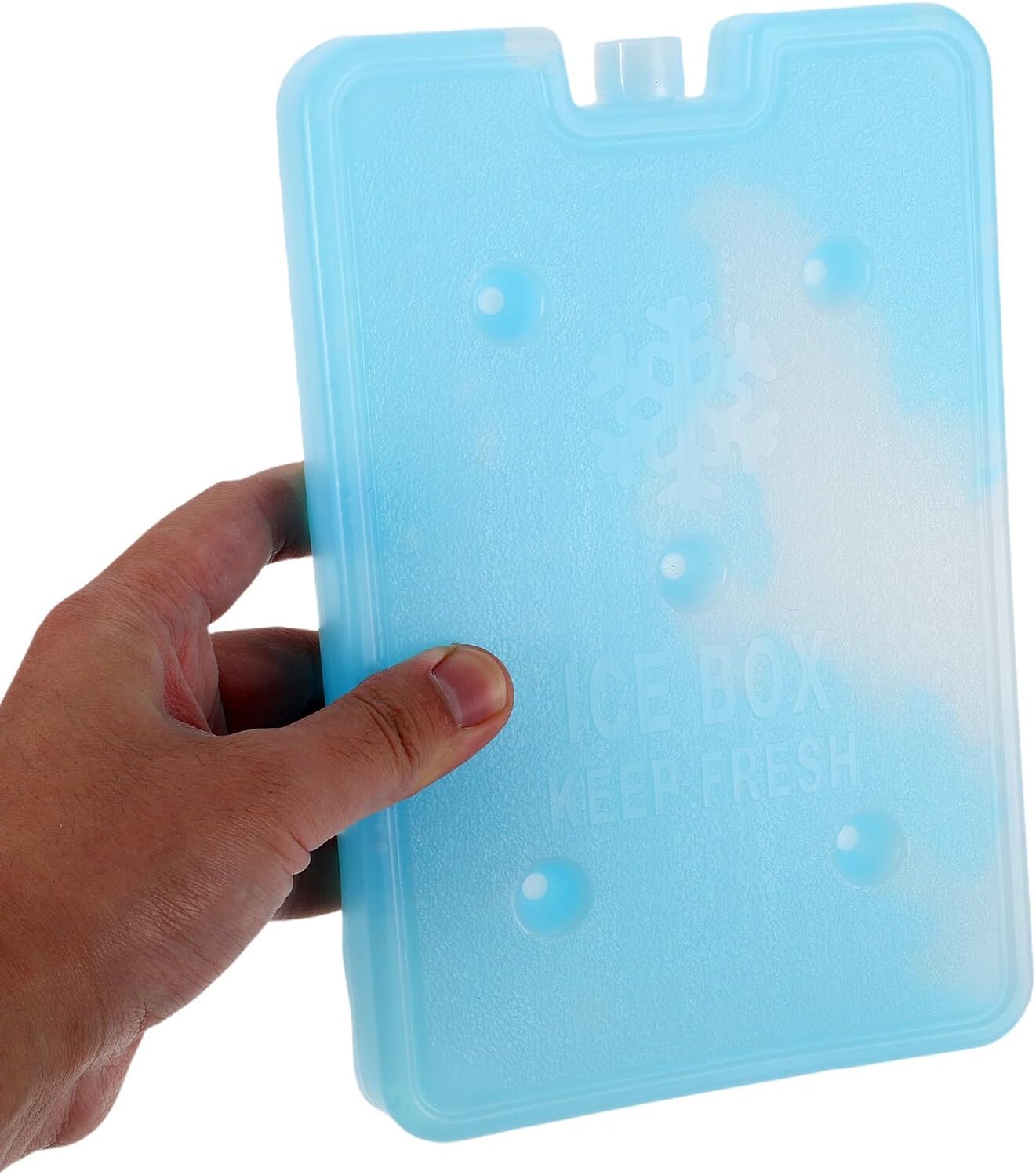 3pcs Large Capacity Reusable Ice Packs 605ml Food Cooling Pack Leak-Proof Freezer Blocks for Lunch Boxes Picnics and Outdoor Camping Cooler Accessories