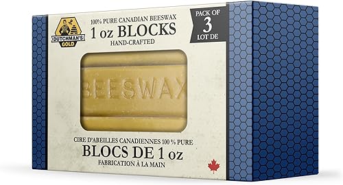 Vista 15 de Dutchman's Gold Bloque de cera de abeja amarilla canadiense (1 libra), cera de abeja natural de grado cosmético para hacer velas, jabón