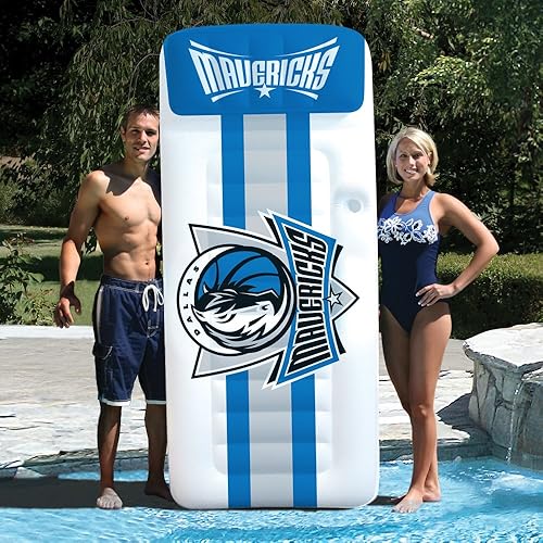 Miniatura 3 de Poolmaster NBA - Tumbona inflable grande para colchón de piscina