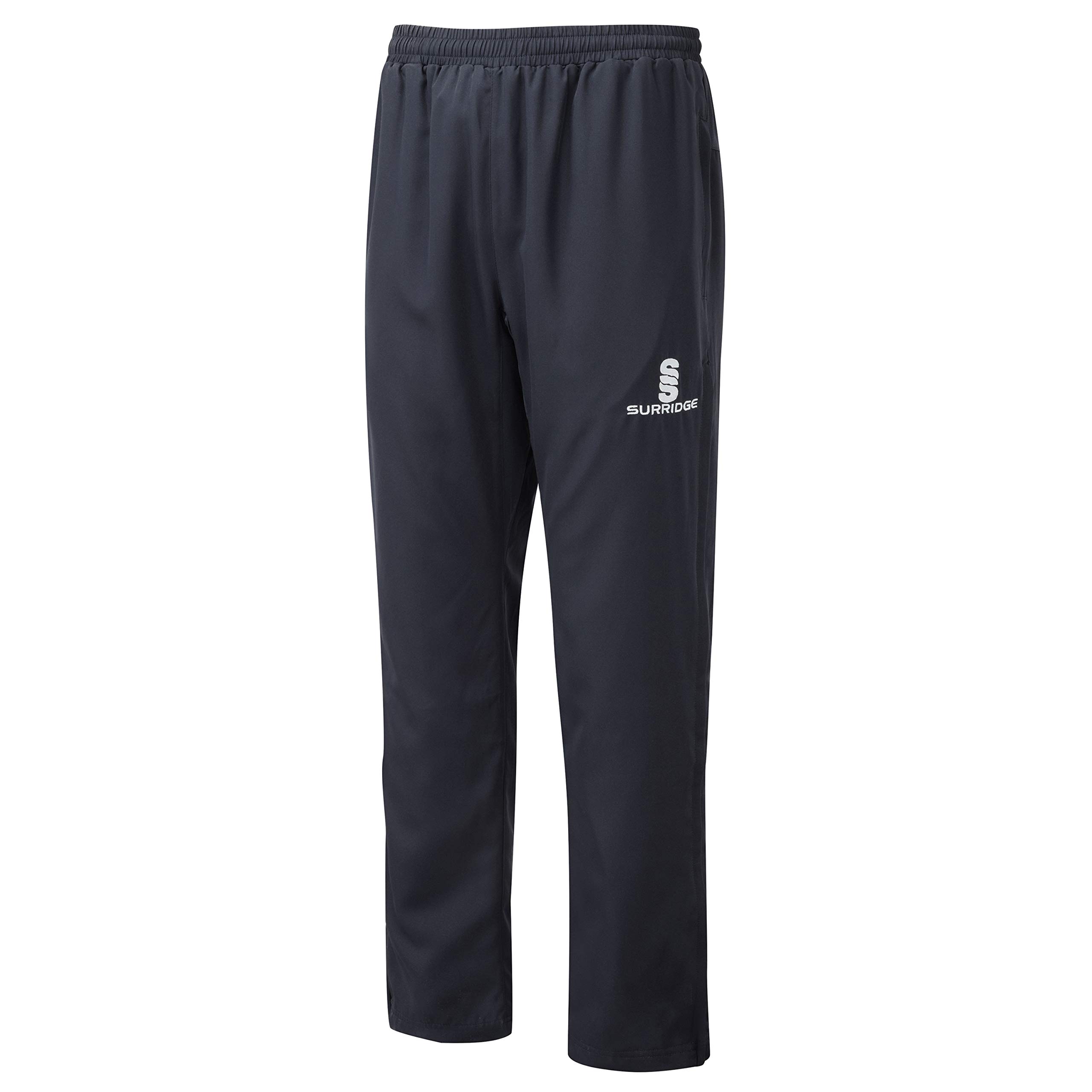 Surridge Sports Kid's Poplin Track Pants, Navy, Medium