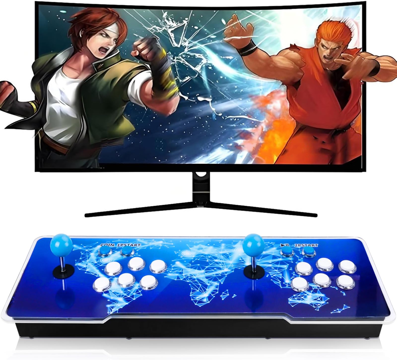 2026 Latest Arcade Console Pandora Box Built in 42,000+ Games with 50+ Emulators 4K HDMI Output Plug and Play TV Video Game 256GB Memory Card Retro Game Machine Double Joystick Favorites List