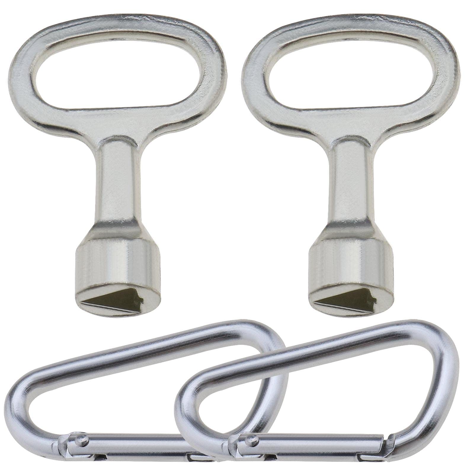 Buy Micro Traders 2PCS Triangular Key Meter Box Key Triangle Socket