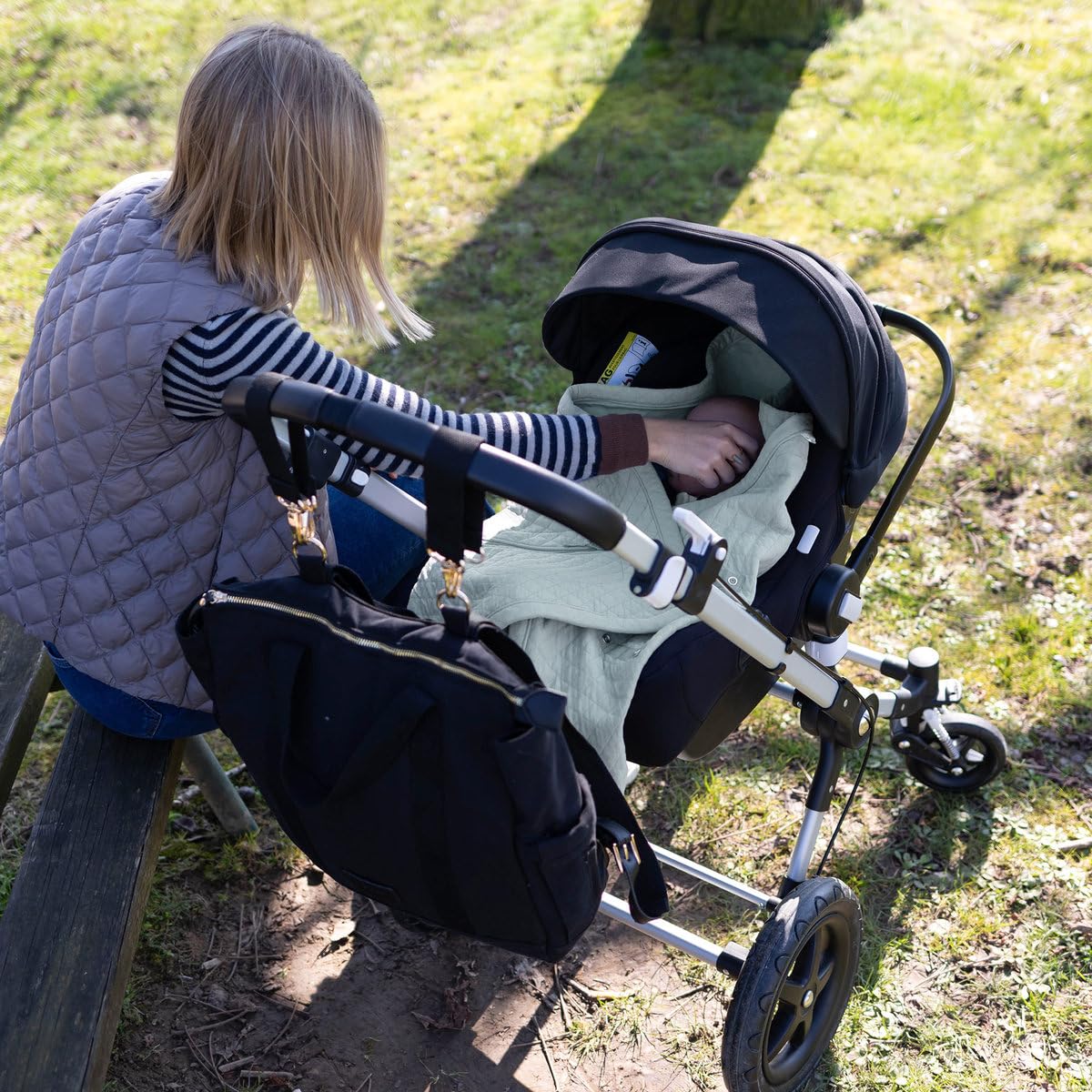 BEMINI Nid d'ange bébé poussette et siège auto été -
