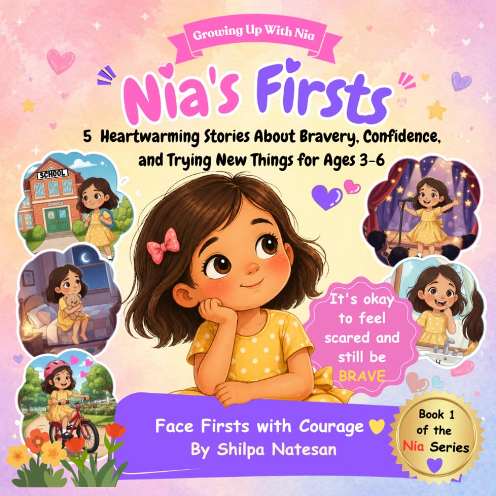 Nia's Firsts: 5 Heartwarming Stories About Bravery, Confidence, and Trying New Things for Ages 3-6 (Growing Up With Nia)