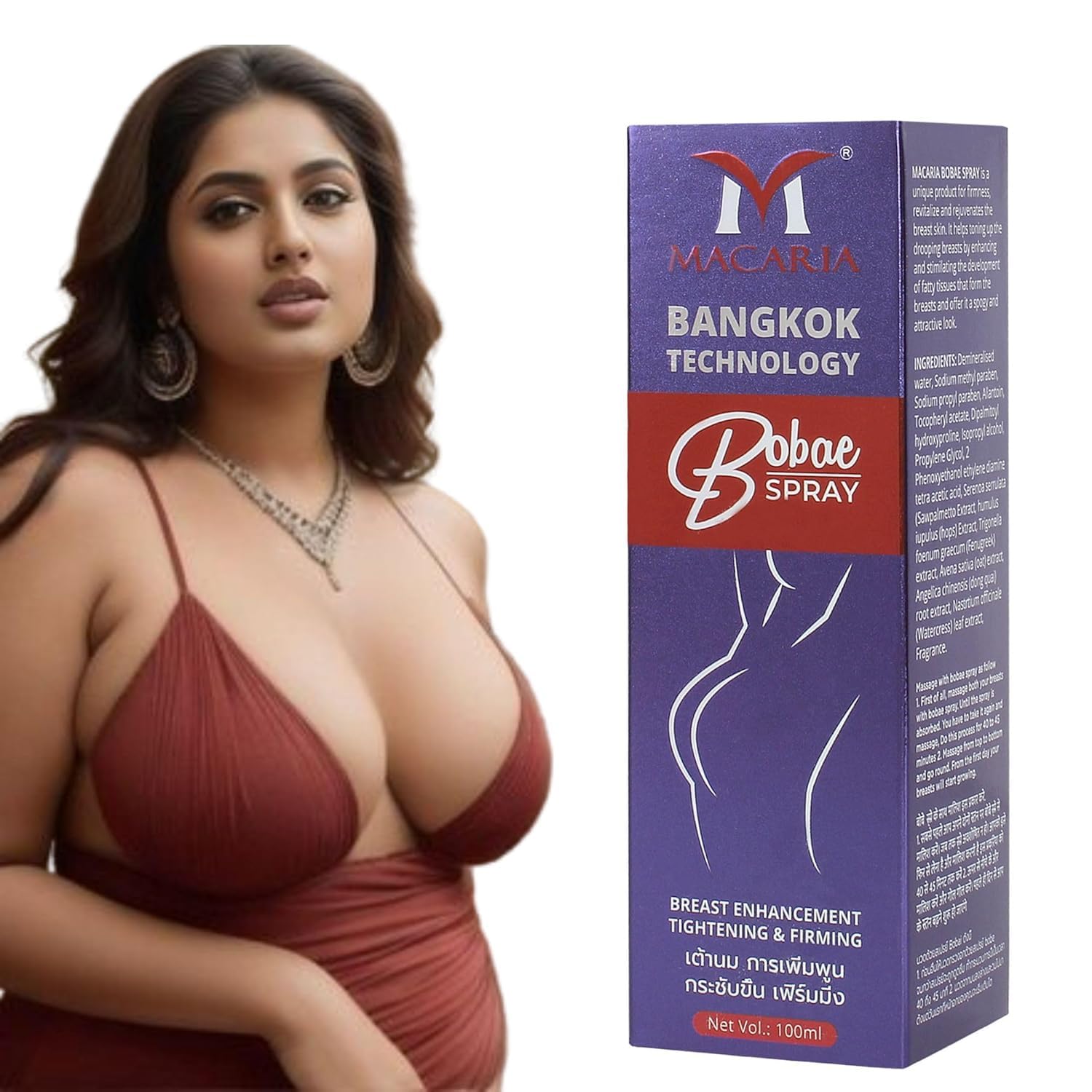 Spray Breast Bust Boobs Enhancement Solution Relâchement et Volume Poitrine - 8