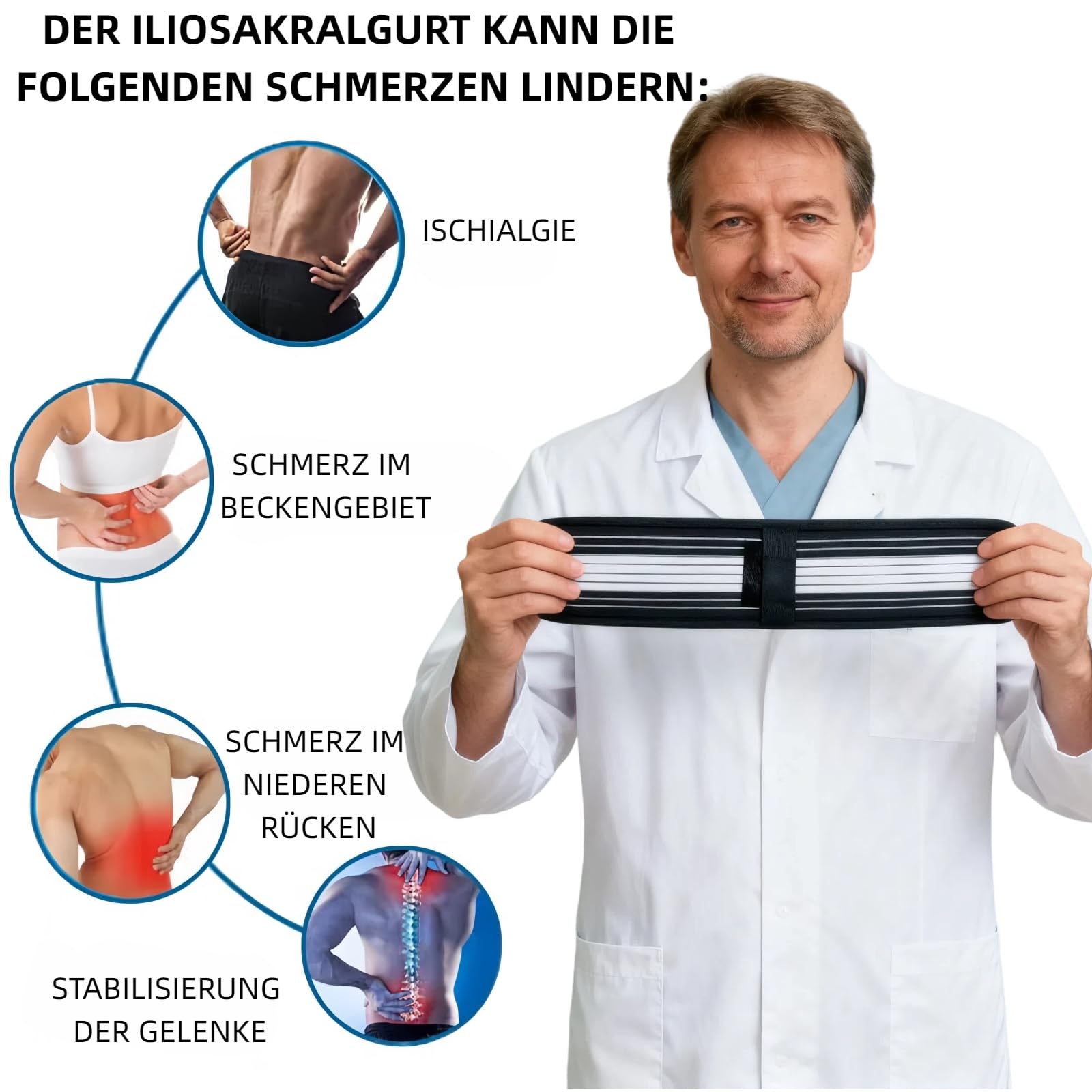 VITTO Orthogürtel - Ischias Gürtel Für Ischias S Produktbild-Vorschau 11