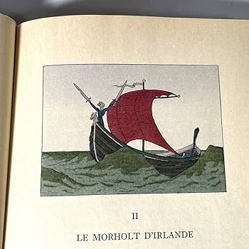多色版⭐️A.E.マルティ 挿絵本 美装『トリスタンとイズーの物語』 Amazon.co.jp: 希少多色刷版 A.E-マルティ挿絵本「トリスタンと