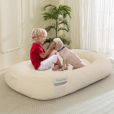 HIGOGOGO Dog Bed for Human People: Ultimate Comfort in Floor Bed Design