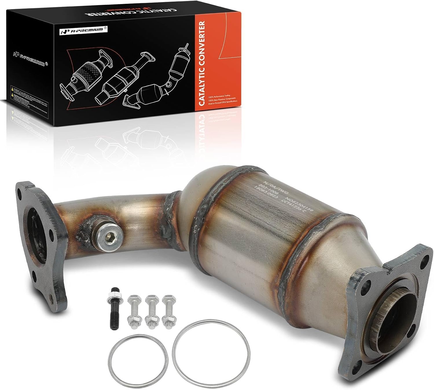 A-Premium Front Right Catalytic Converter Direct-Fit Compatible with Nissan Murano 2003 2004 2005 2006 2007, 3.5L, EPA Compliant