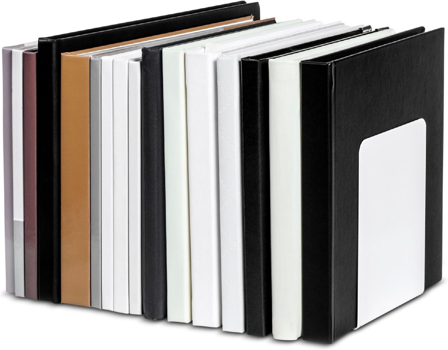 Maul Premium Metal Bookends, 120 x 140 x 140 mm, 1 Pair