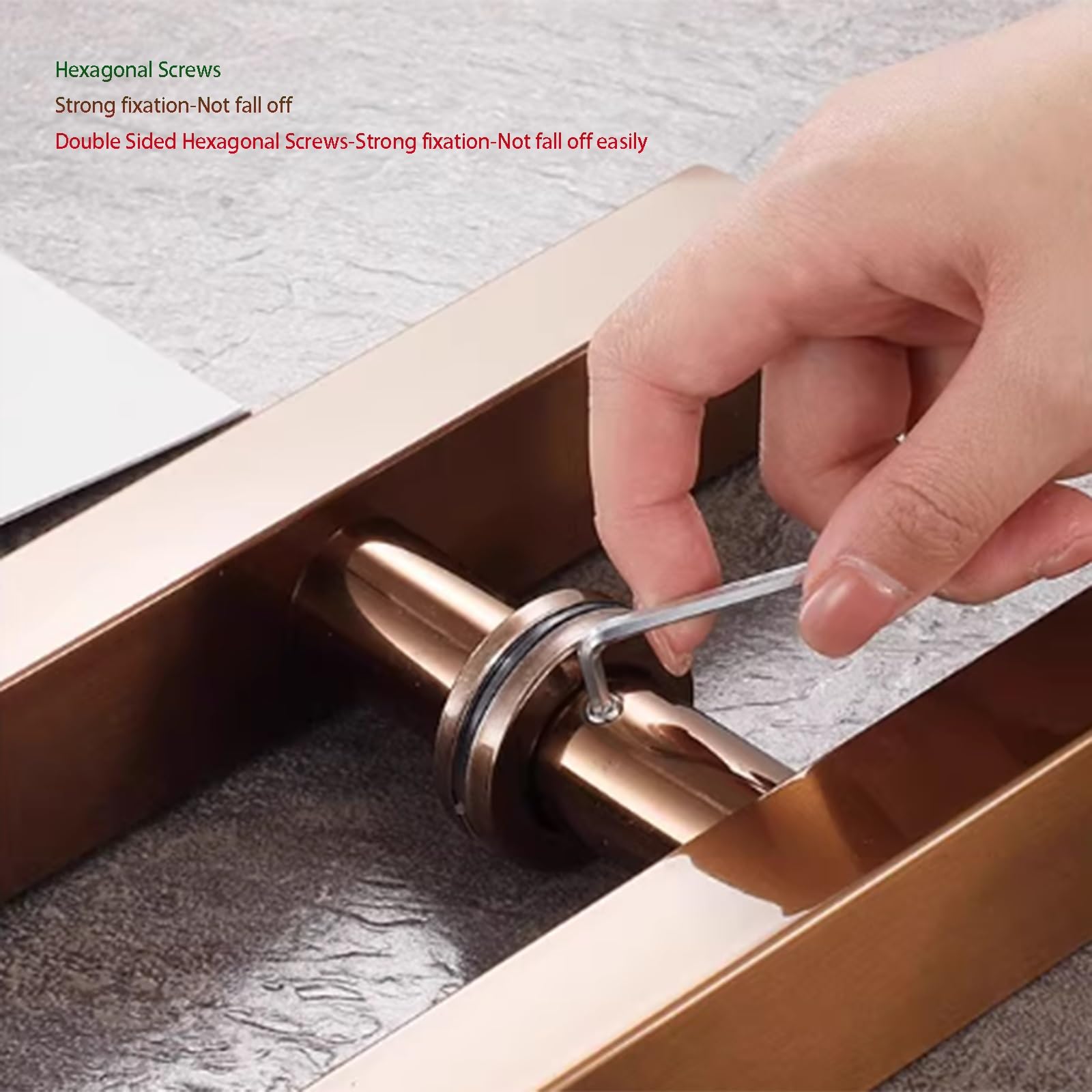 Dwustronna Klamka Do Drzwi Prysznicowych, 1 Para Wymiennych Klamek Do Drzwi Prysznicowych W Kształcie Litery H, Do Drzwi Szklanych I Drewnianych, Łatwa Instalacja(Brushed Silver,1200MM)
