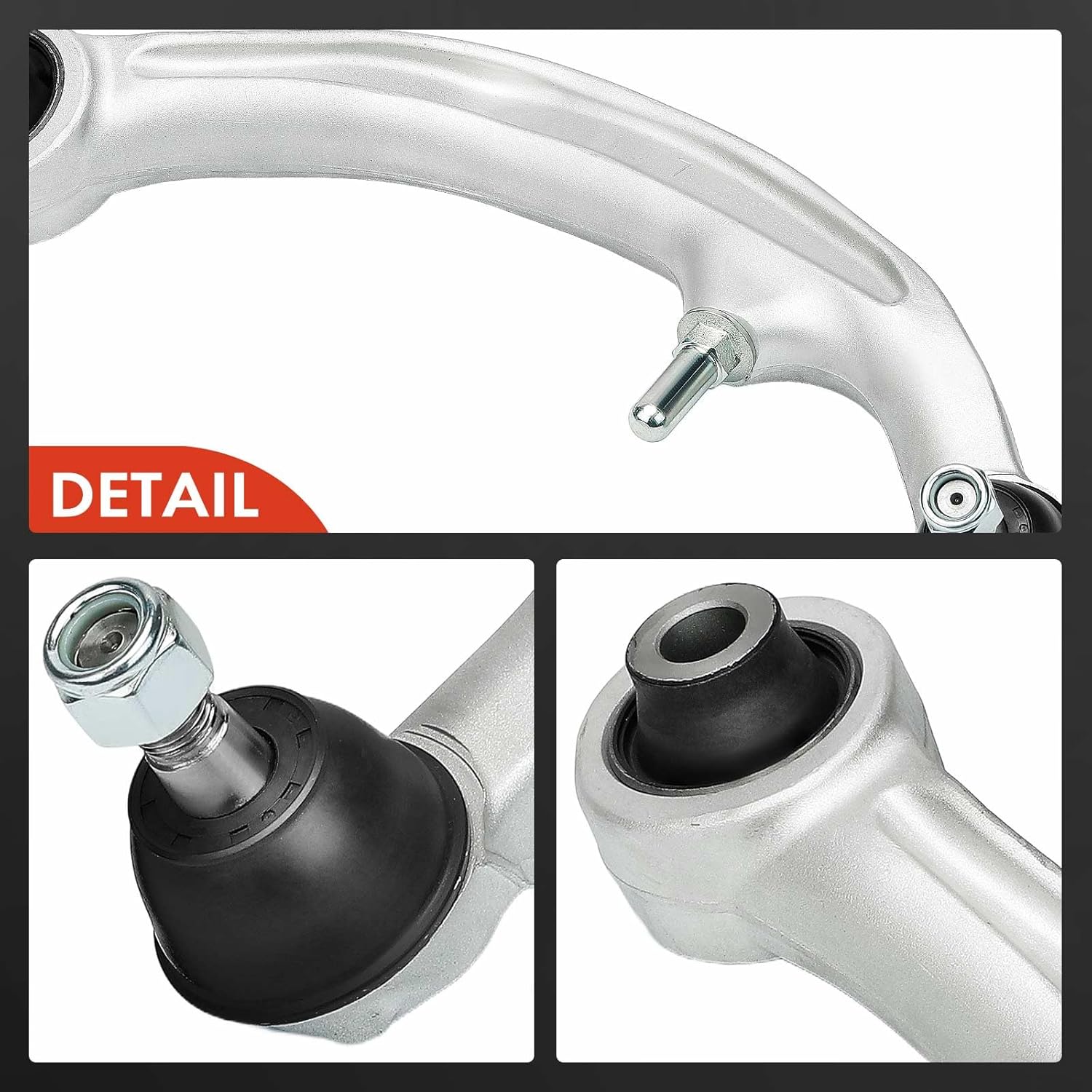 A-Premium Front Left Rearward Lower Control Arm, with Ball Joint & Bushing, Compatible with Infiniti G35 2003-2007, Nissan 350Z 2003-2009, RWD