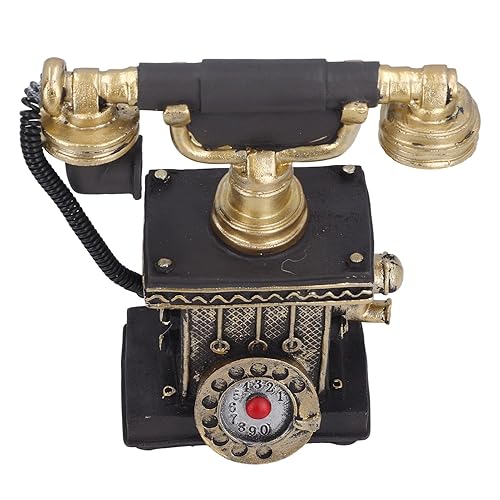 Yosoo Vintage Telephone Decor Retro Phone Antique Home Desk Decoration