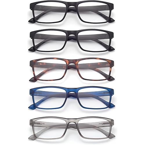 HIGHLIKE Many Kind of Reading Glasses Men Women, Spring Hinge Reader Blue Light Blocking or Clear Lens For S___