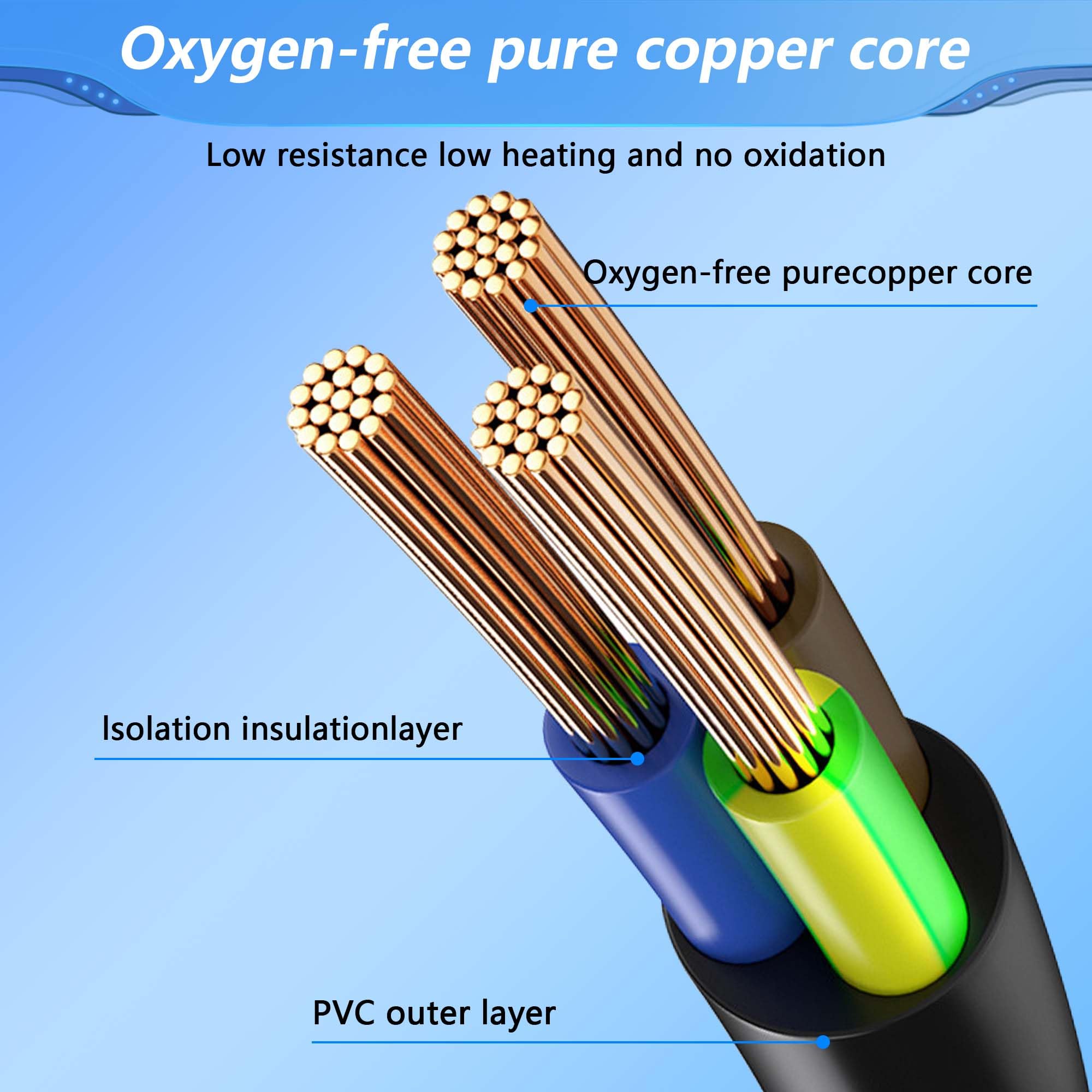CERRXIAN Cavo di prolunga PowerCon e DMX, cavi combinati di segnale DMX a 3 pin XLR di alimentazione CA da 13 AWG per illuminazione scenica, concerti, eventi