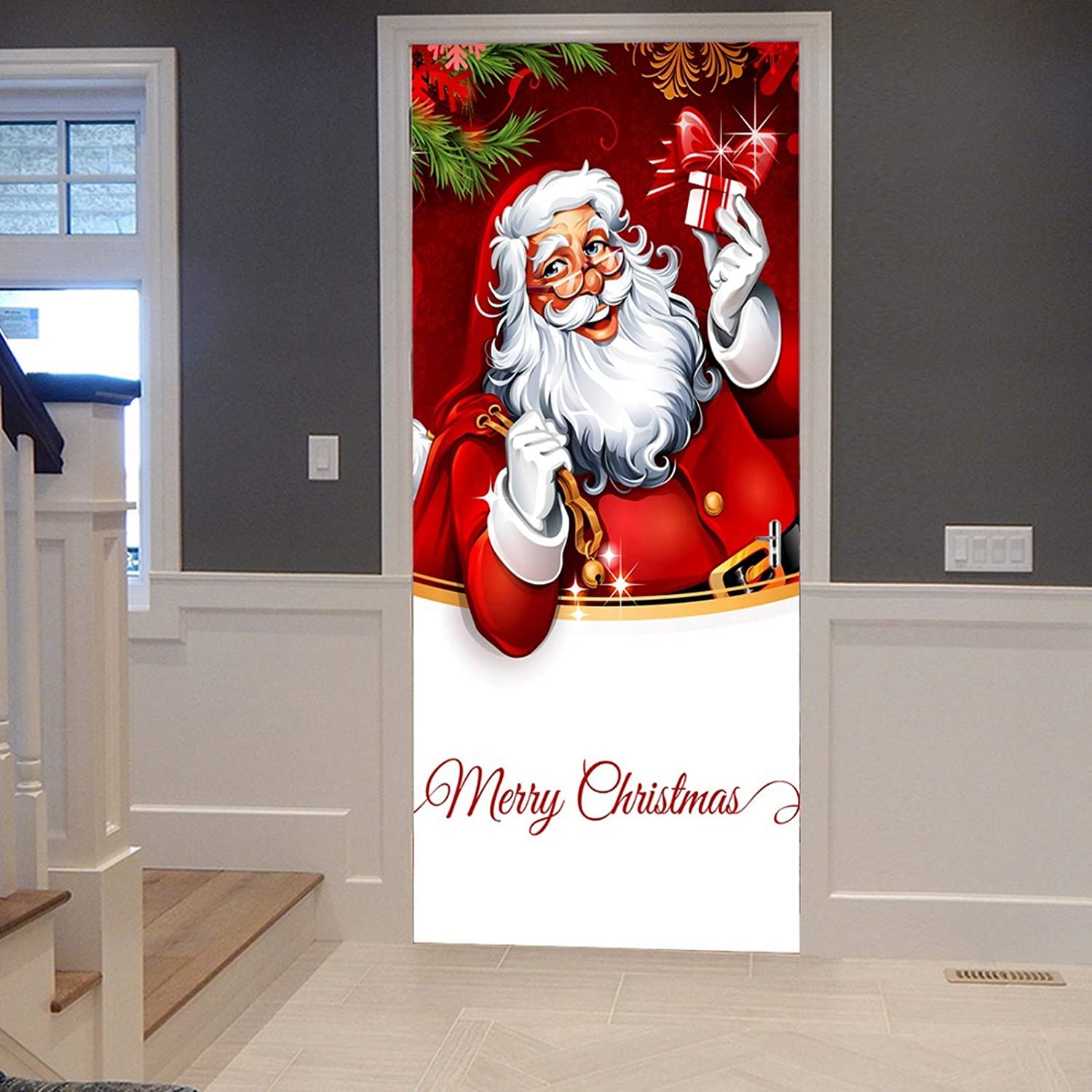 WOHAHA Grands Autocollants Uraux Roses Pour Salon, Salle De Bain