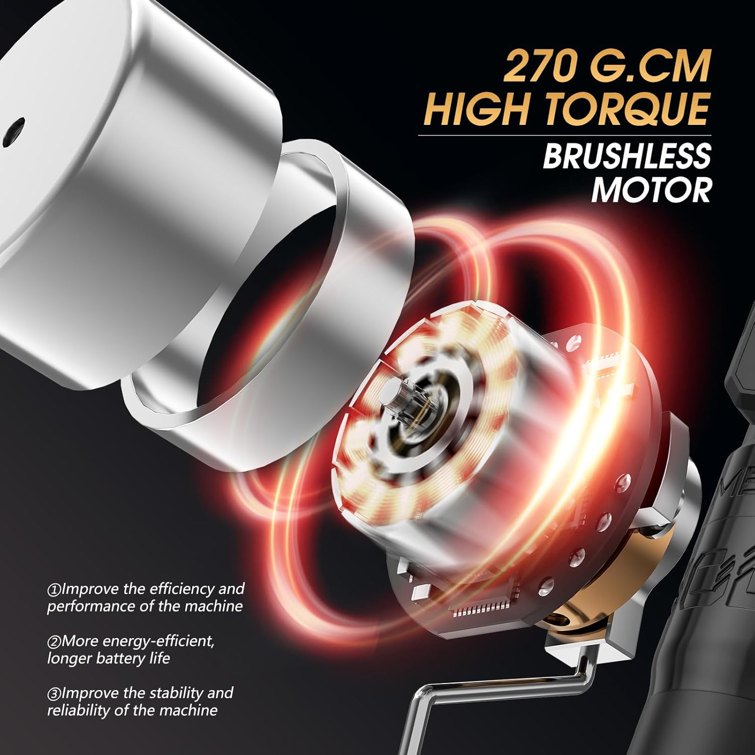 Diagram of 270 g.cm High Torque Brushless Motor
