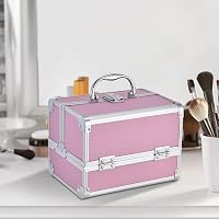 Buy ATORSE™ Makeup Train Case with Mirror Portable Divider