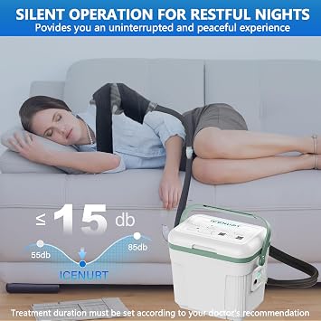 Programmable Timer Cold Therapy Machine for Shoulder w/Quiet Pump
