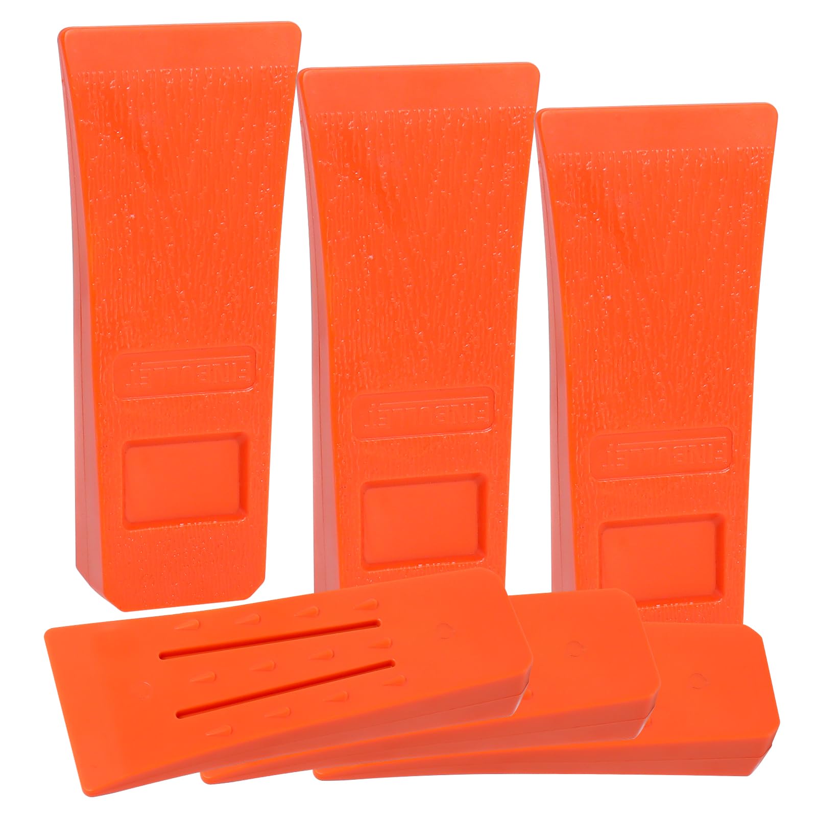 Poweka Set di cunei di abbattimento da 6'' per motosega - Cuneo da taglio in plastica ABS per alberi
